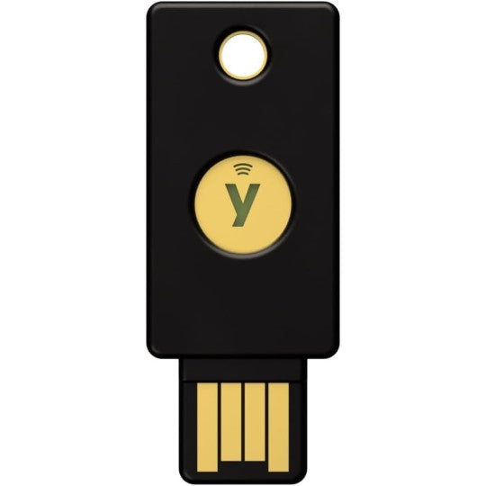 Yubico FIDOセキュリティキー C NFC - 2要素認証キー USB & NFC FIDO U2F/FIDO2/USB Cポート/ 中古yubico - Security Key C NFC - Black- Two-Factor
